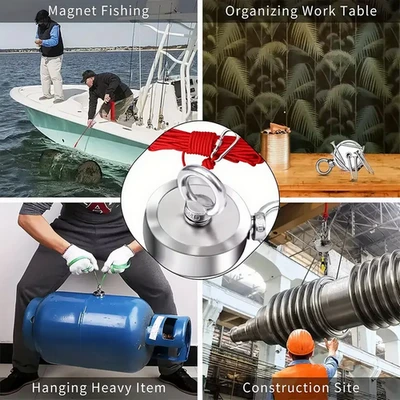 2000 LBS Double-Sided Fishing Magnet best